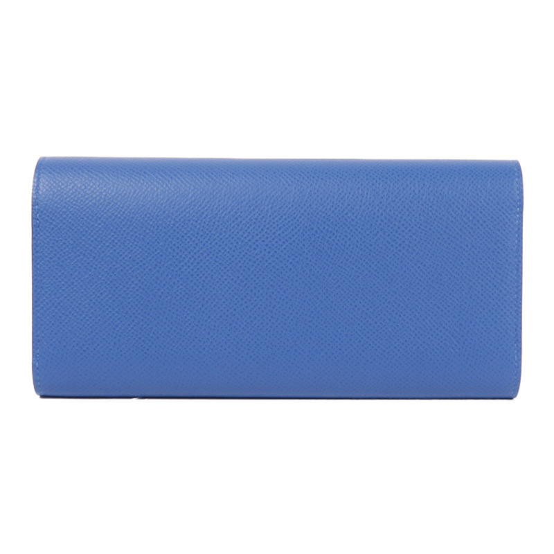 HERMES Epsom皮革Passant Long Wallet銀扣長錢包-1