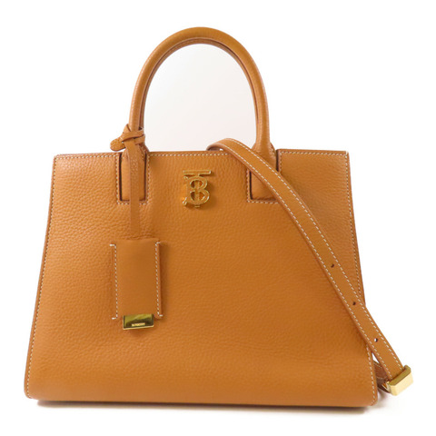 BURBERRY 牛皮皮革2 Way Shoulder Bag金扣手挽肩背兩用袋
