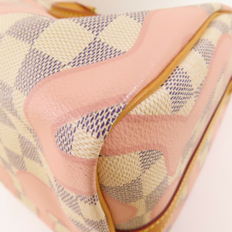 LOUIS VUITTON Damier Azur Tahitienne Speedy Bandouliere 30金扣手挽肩背兩用袋-13