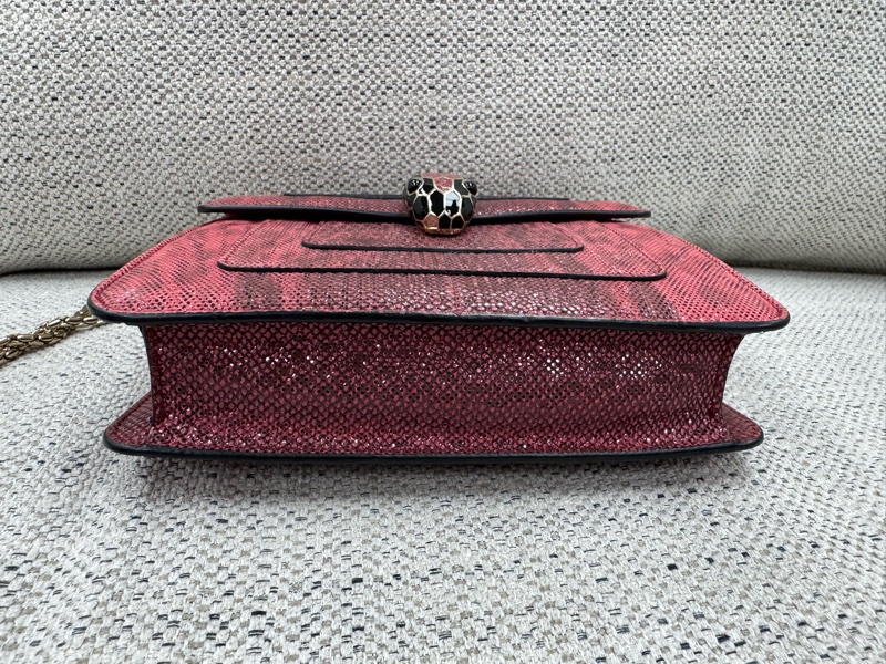 Bvlgari 蛇頭扣 手提斜挎包 超好打理-2