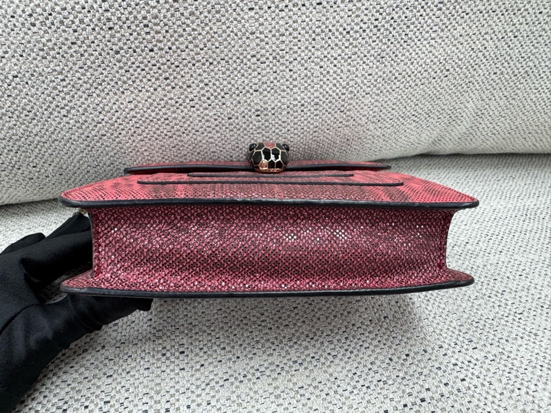Bvlgari 蛇頭扣 手提斜挎包 超好打理-3