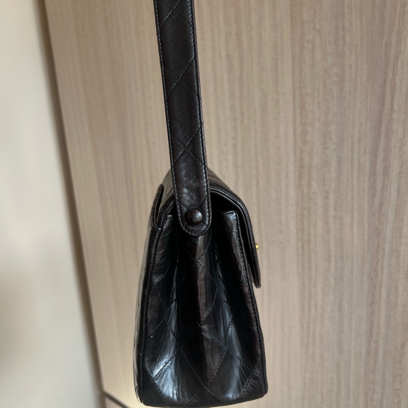 Chanel Classic Kelly 單肩包 中古 24K金 香奈兒 Vintage-1