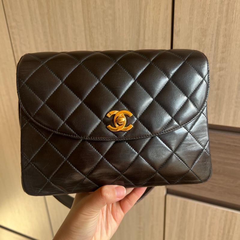 Chanel Classic Kelly 單肩包 中古 24K金 香奈兒 Vintage-2