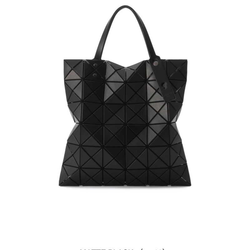 ISSEY MIYAKE 三宅一生 霧面黑6x6 托特包-5