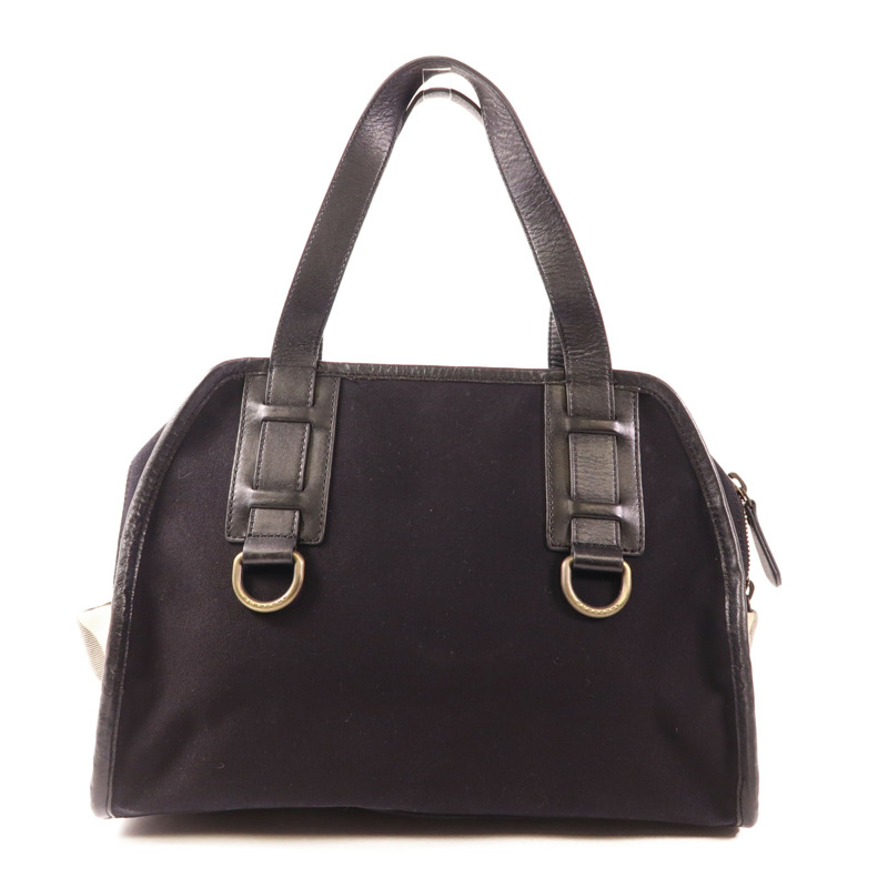 BURBERRY 帆布Pocket Hand Bag金扣手挽袋-1