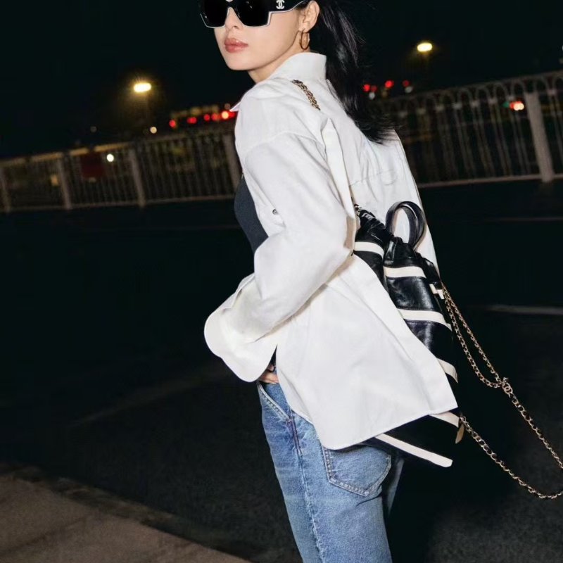 Chanel🔥6059 辛芷蕾同款 方框熊貓 太陽眼鏡 全新全配-0