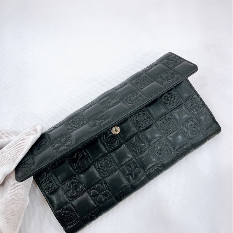 莉亞精品♡LV Vintage對開壓紋長夾 二手-3