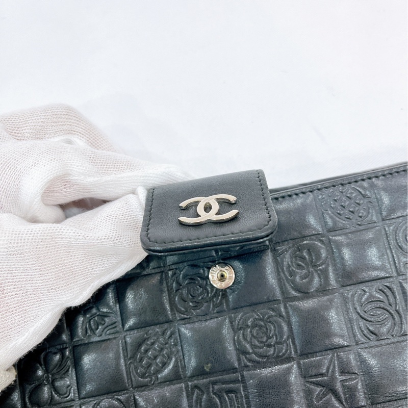 莉亞精品♡LV Vintage對開壓紋長夾 二手-8