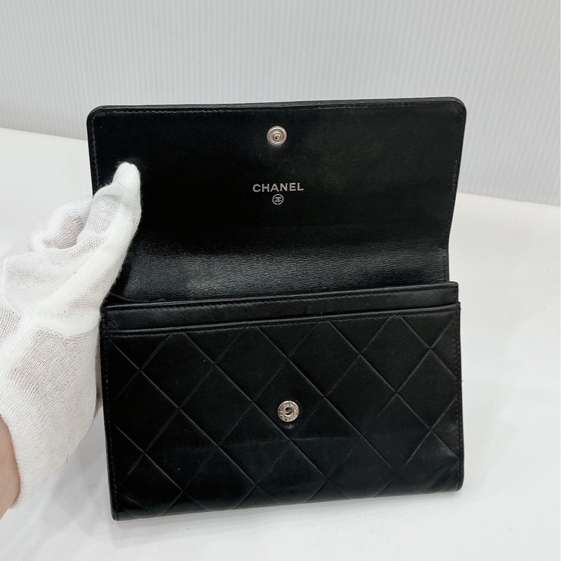 莉亞精品♡Chanel A30072 Matrasse中夾 二手-11