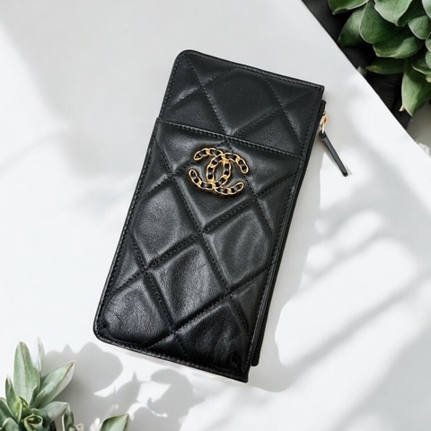 莉亞精品♡Chanel AP1182 19手機卡片包 二手