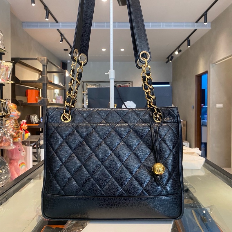 CHANEL 金球鏈條單肩包-0