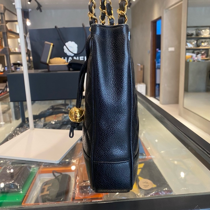 CHANEL 金球鏈條單肩包-3