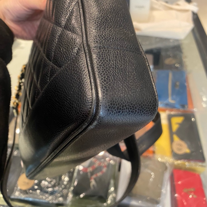 CHANEL 金球鏈條單肩包-5