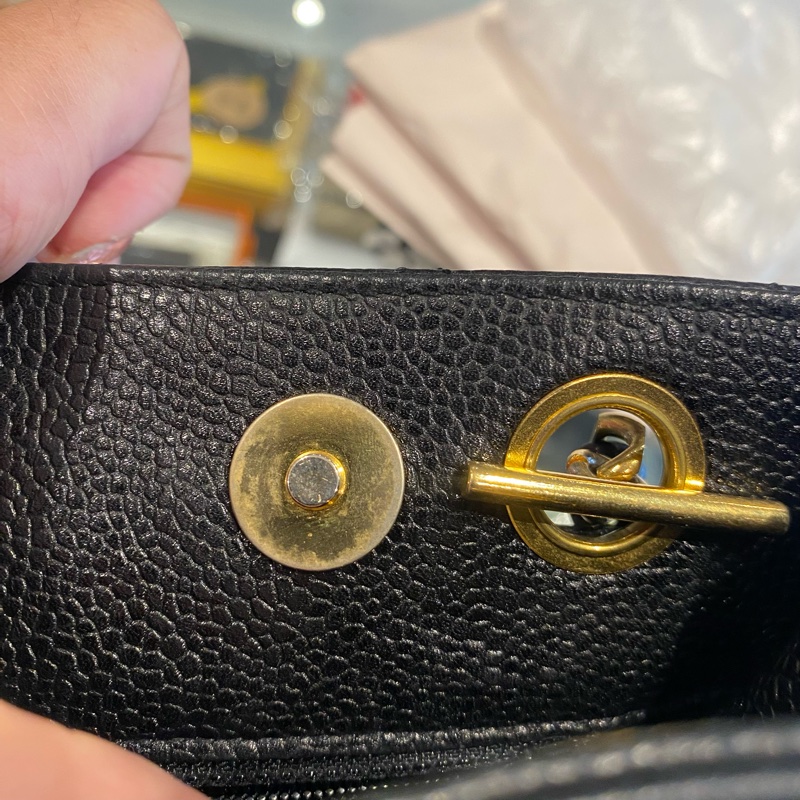 CHANEL 金球鏈條單肩包-11