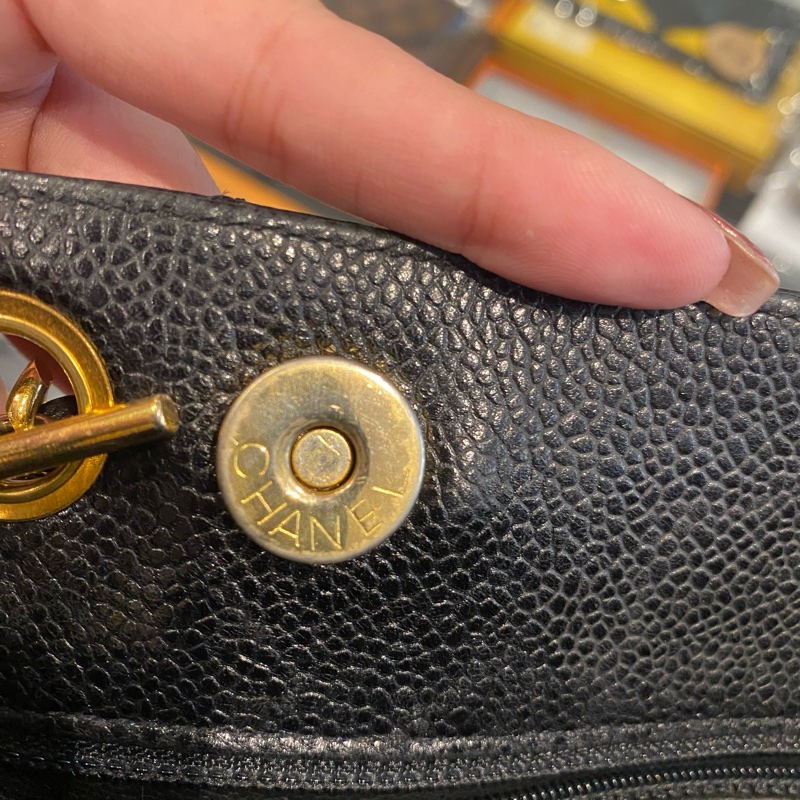 CHANEL 金球鏈條單肩包-13