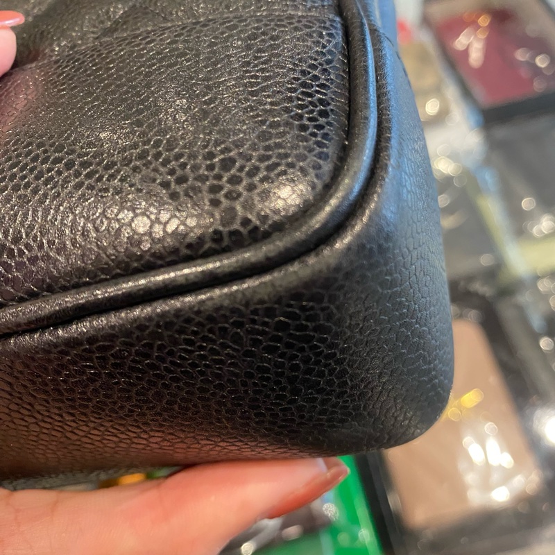 CHANEL 金球鏈條單肩包-15