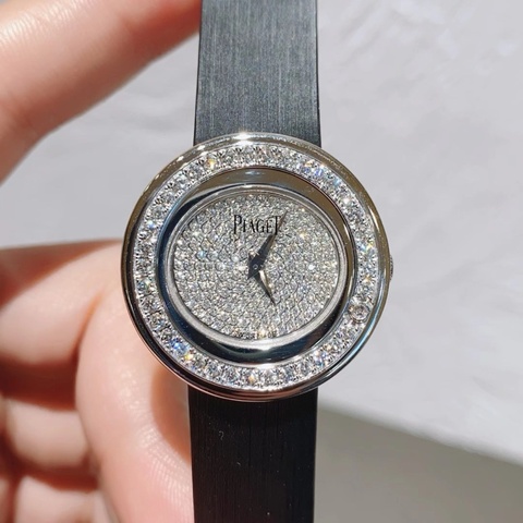 伯爵POSSESSION系列G0A36189白金滿鑽石英女表