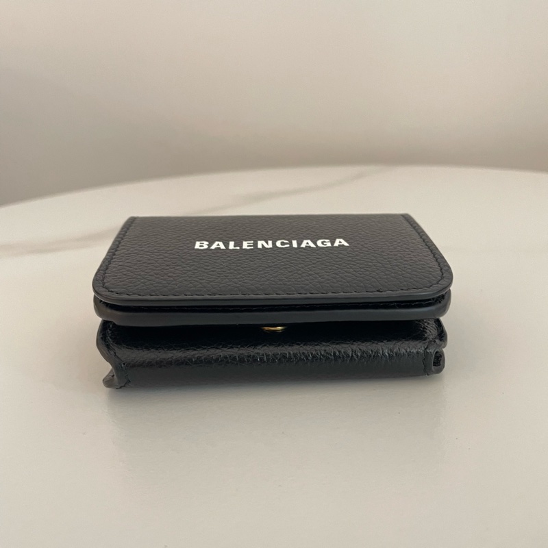 Balenciaga 三折牛皮短夾-3