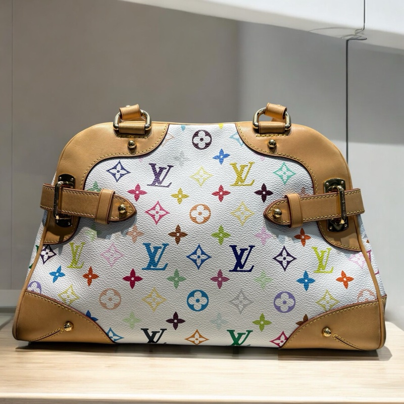 LV 白彩肩背包-4