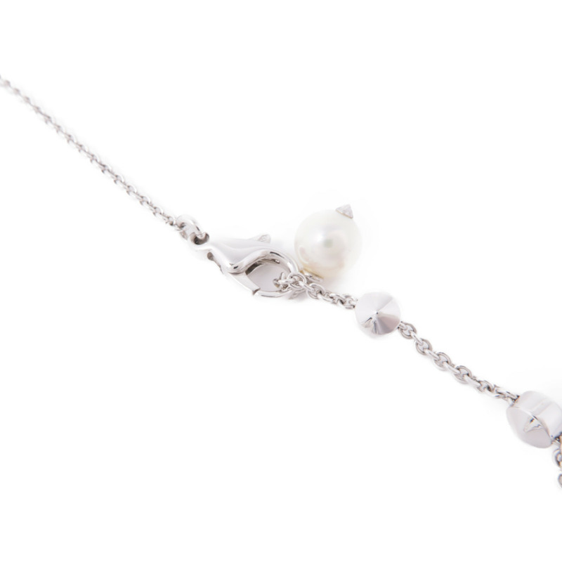 BVLGARI 【激減優惠】18K白金Lucea Diamond Pearl Necklace珍珠/鑽石項鍊-4