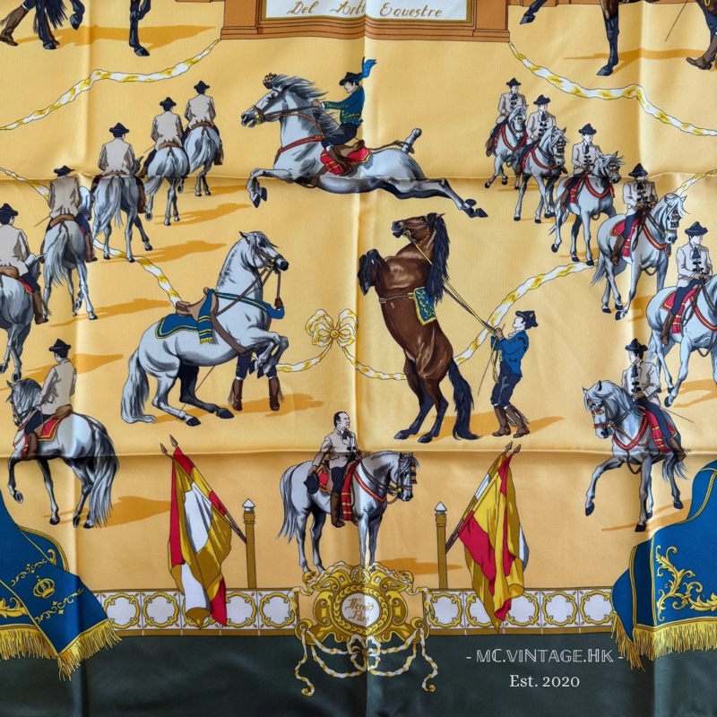 HERMES 90’s Silk Scarf 全新 90年代 大絲巾 披肩-7