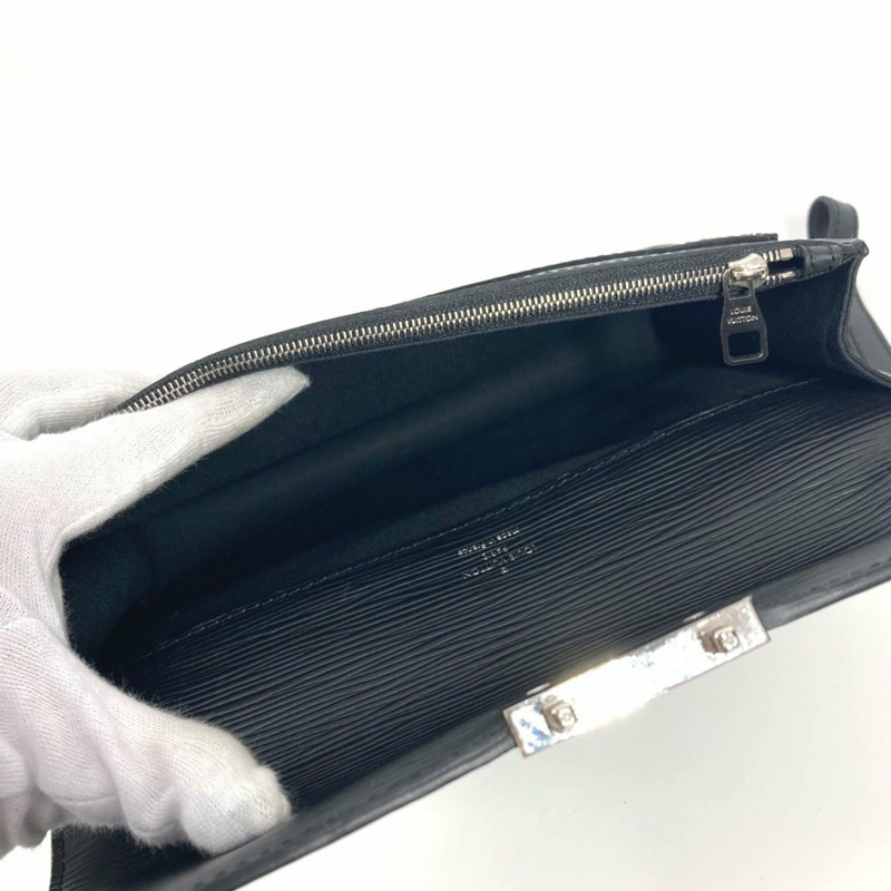 LOUIS VUITTON M40852 Epi Neo Bellaia 包,第二個小袋,帶肩帶的手拿包,皮革,男士,女士,黑色-9