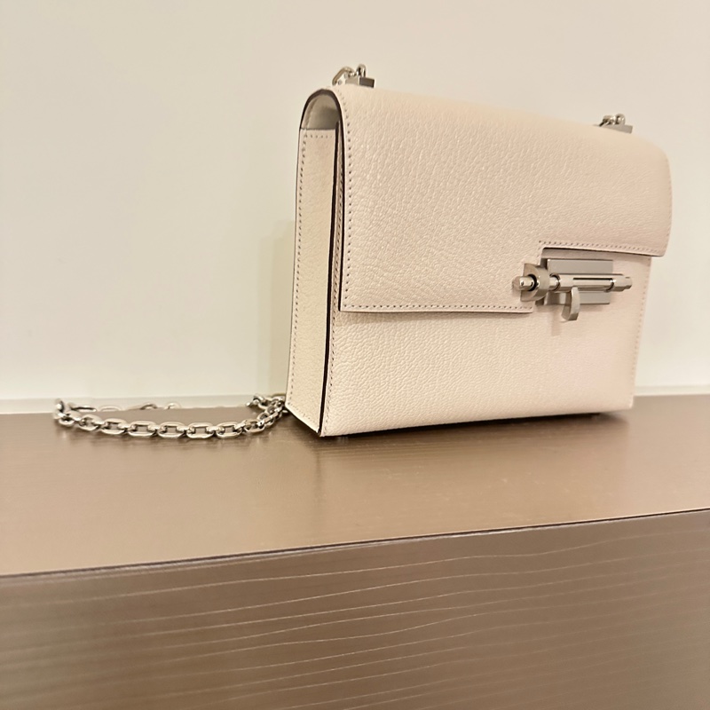 【附購證| HERMÈS Verrou Mini 手槍包 插銷包 絕美氣質溫柔百搭色 】-3