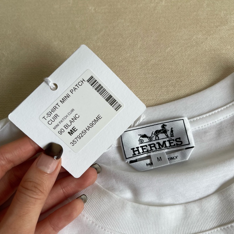 全新 🧡 Hermes 男裝 短袖 tshirt tee T 馬頭 白色M 中碼🐴-6