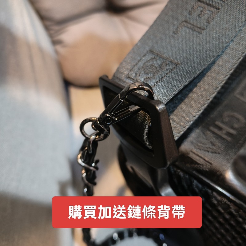 🔥年終狂降🔥【限時降價只到12/31（原18,800）】㊣✨CHANEL✨（贈背帶）香奈兒 老香 小香 黑色 雷標 運動系列 雙面 圓桶包 桶包 肩背包 手提包/二手包/二手精品🌳二手樹屋🌳-54