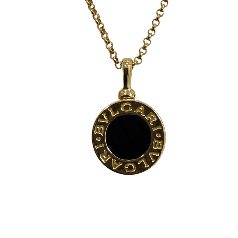 BVLGARI 寶格麗 BVLGARI BVLGARI BB系列 18K金 黑瑪瑙 項鍊 黑色 黑金-1