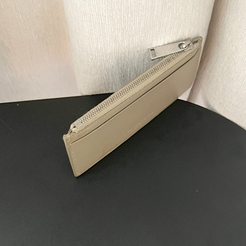 Bottega Veneta Card holder Coin purse 米色卡套錢包 原裝盒-6