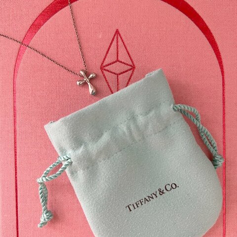 Tiffany & co. 925純銀十字架鍊墜 日本中古二手Vintage