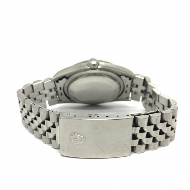 ROLEX 勞力士 16234 Datejust Y 系列自動日期腕錶 SS 白金男式銀色-4