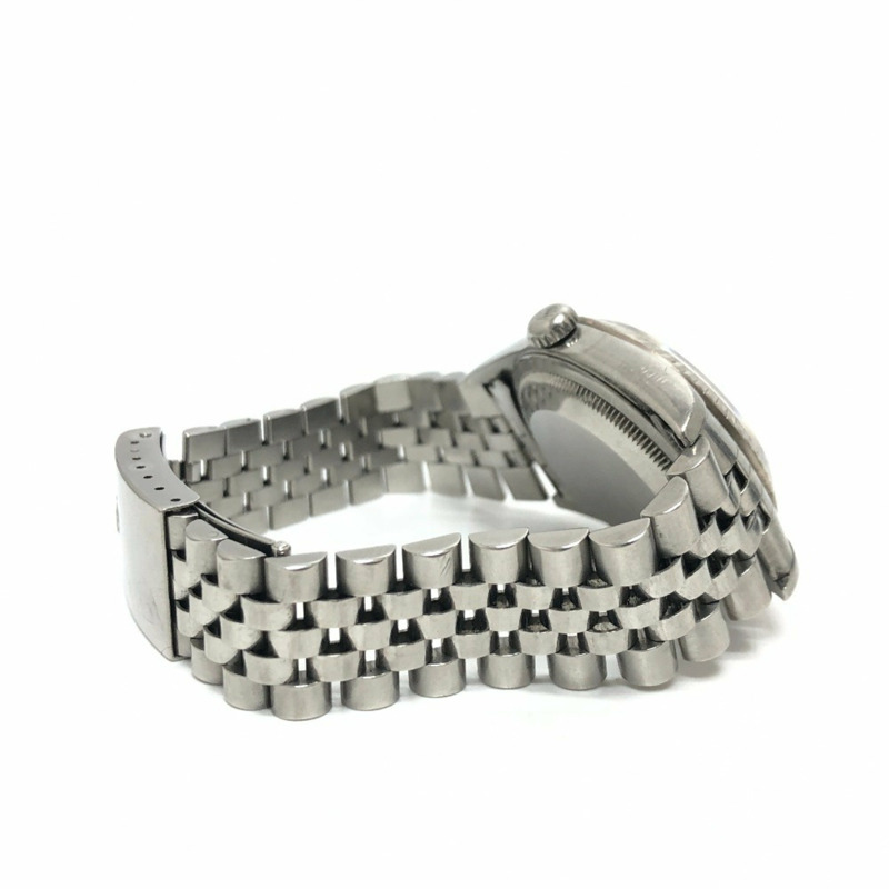 ROLEX 勞力士 16234 Datejust Y 系列自動日期腕錶 SS 白金男式銀色-5
