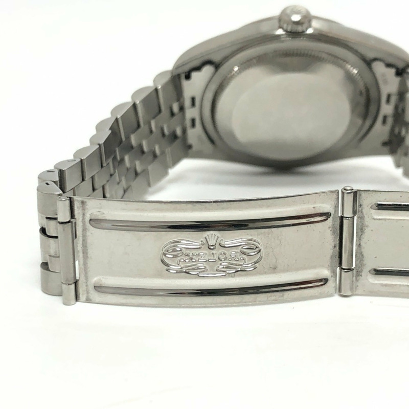 ROLEX 勞力士 16234 Datejust Y 系列自動日期腕錶 SS 白金男式銀色-7