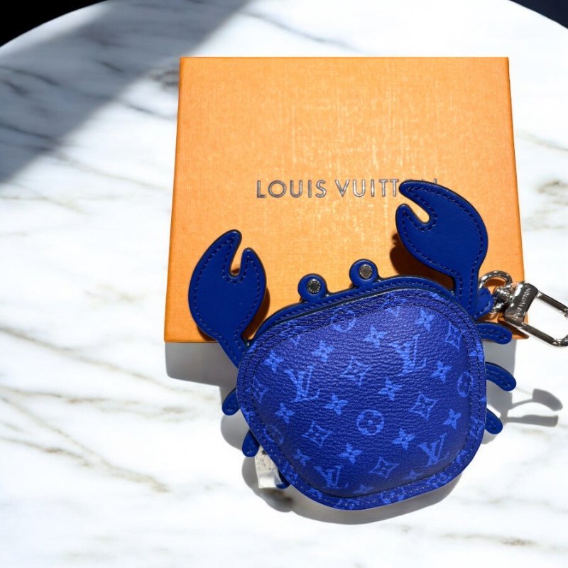 LV Crab螃蟹手袋吊飾-Indigo藍色-2