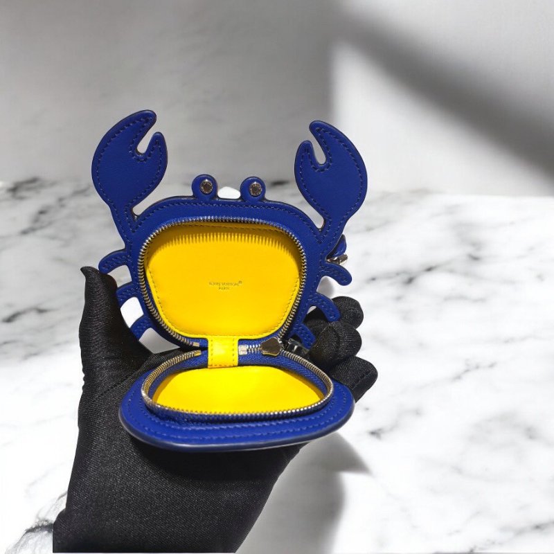 LV Crab螃蟹手袋吊飾-Indigo藍色-3