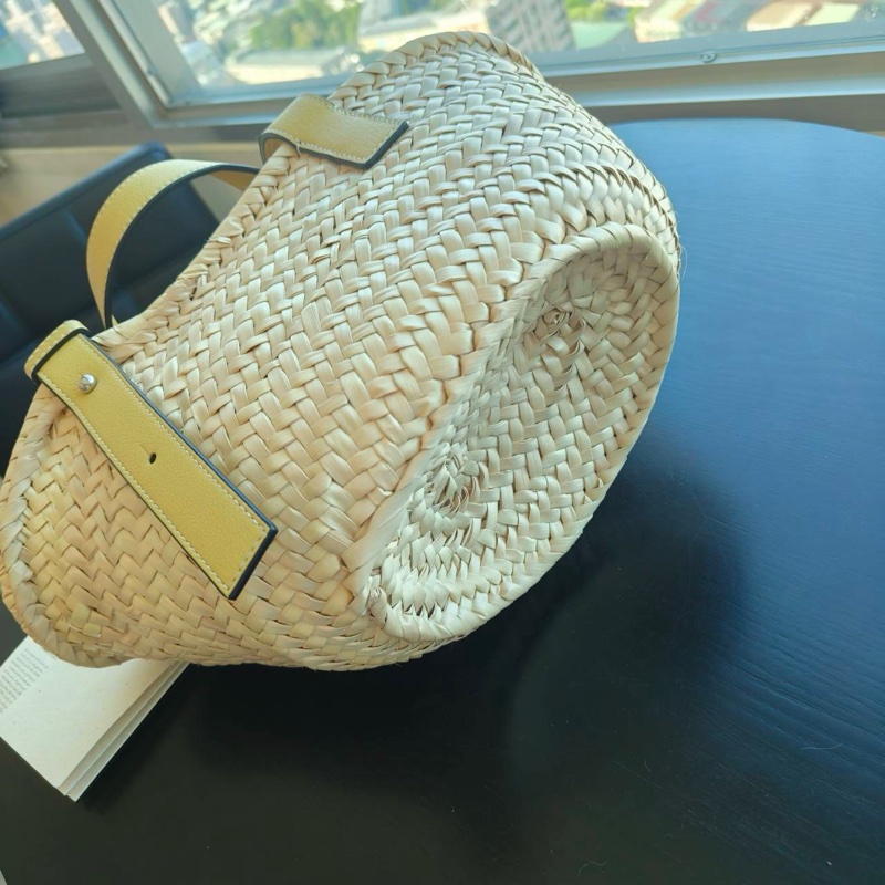 閒置新✨春夏必備 Loewe草編編織托特包💛櫃上在售1.8w 🉑送禮超適🈴-4