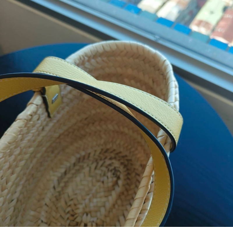 閒置新✨春夏必備 Loewe草編編織托特包💛櫃上在售1.8w 🉑送禮超適🈴-8