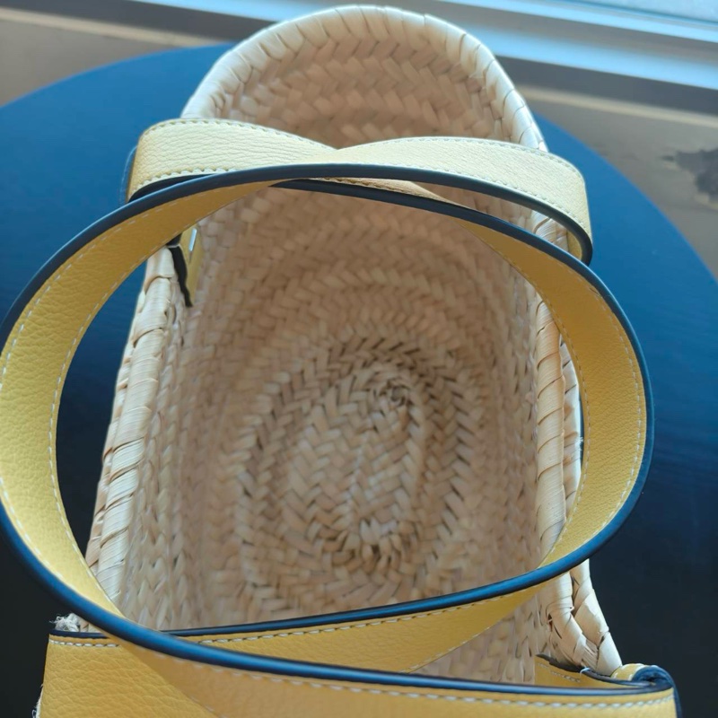 閒置新✨春夏必備 Loewe草編編織托特包💛櫃上在售1.8w 🉑送禮超適🈴-10