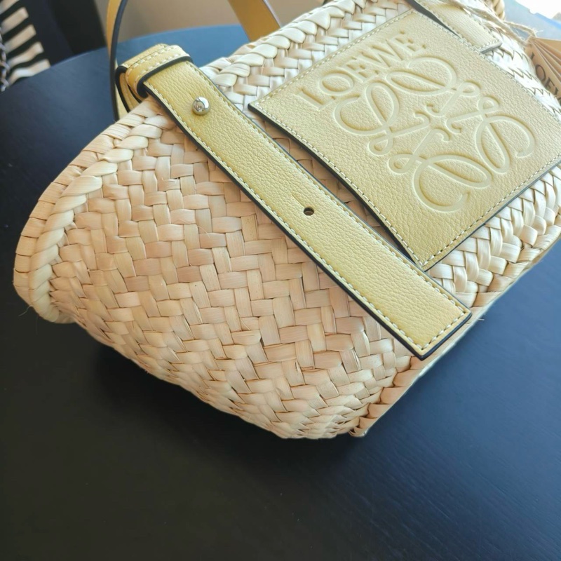 閒置新✨春夏必備 Loewe草編編織托特包💛櫃上在售1.8w 🉑送禮超適🈴-14