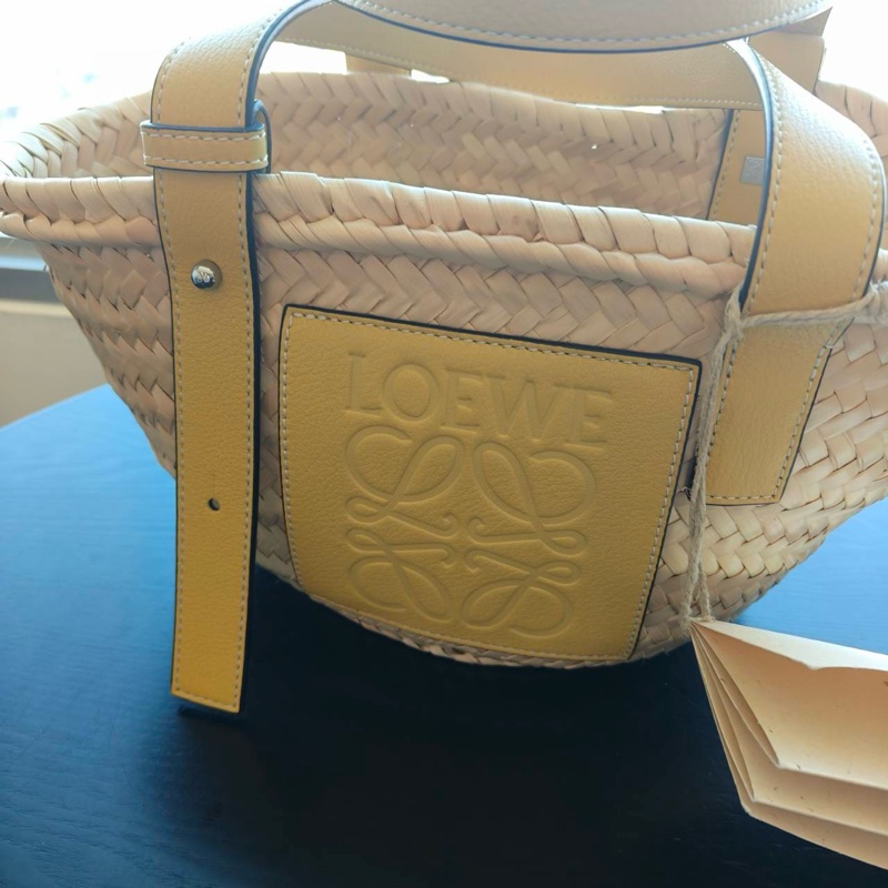 閒置新✨春夏必備 Loewe草編編織托特包💛櫃上在售1.8w 🉑送禮超適🈴-15