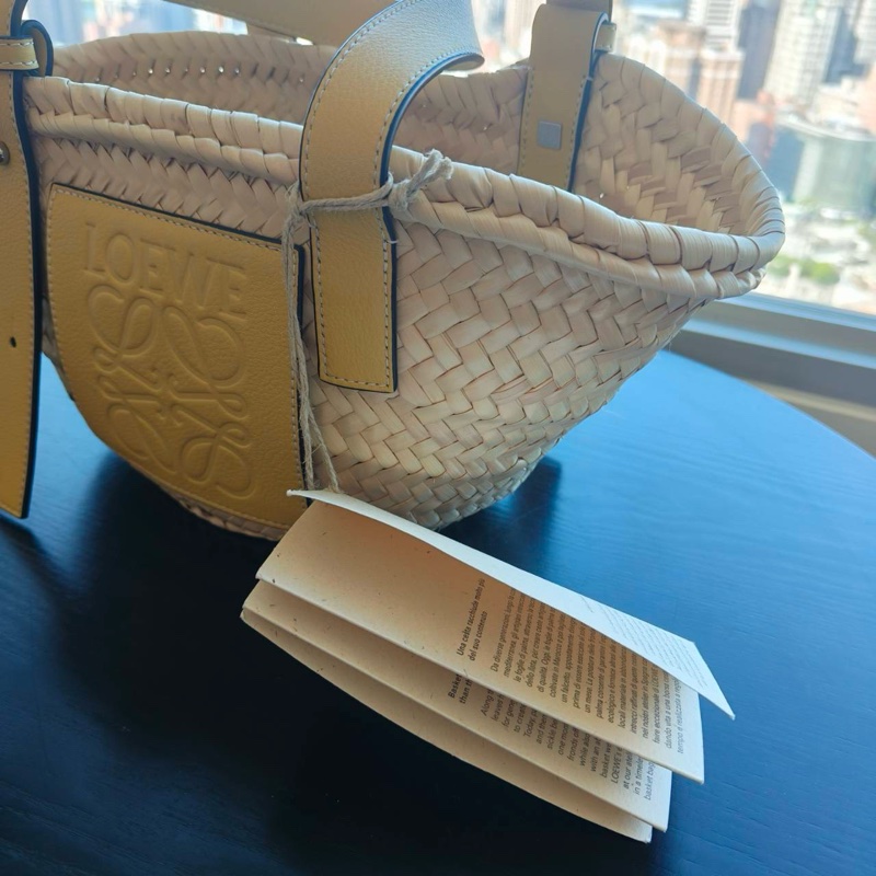 閒置新✨春夏必備 Loewe草編編織托特包💛櫃上在售1.8w 🉑送禮超適🈴-16