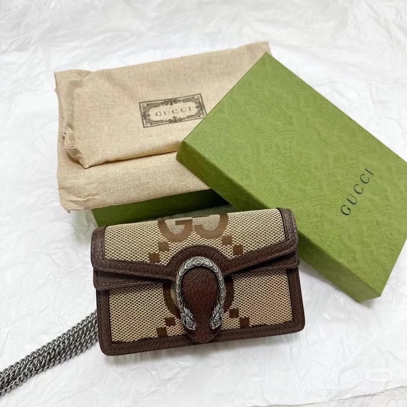 全新大全配🈶️購證❤️ Gucci #酒神 #mini #鏈條包 #woc-1