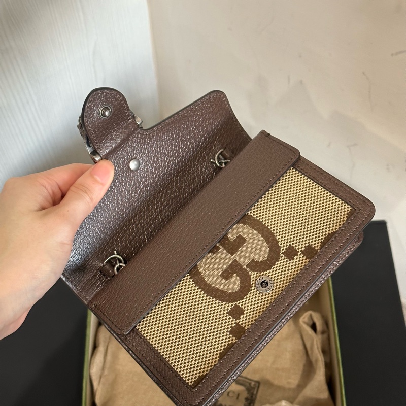 全新大全配🈶️購證❤️ Gucci #酒神 #mini #鏈條包 #woc-14