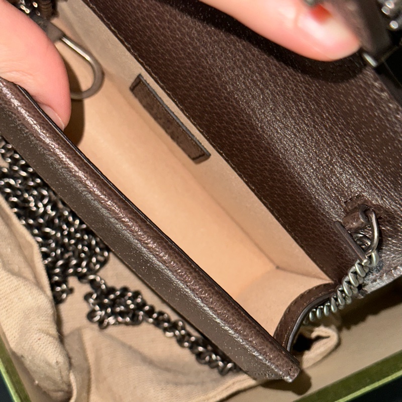 全新大全配🈶️購證❤️ Gucci #酒神 #mini #鏈條包 #woc-15