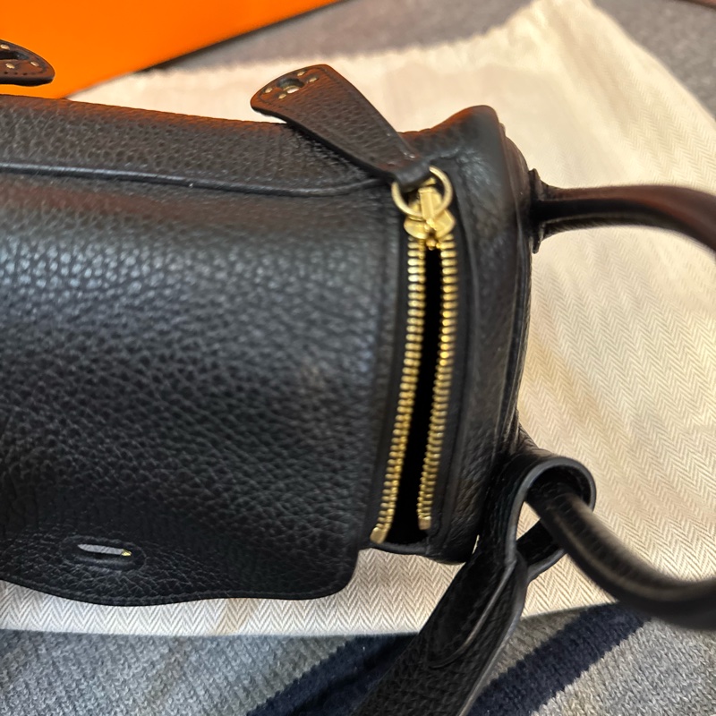 Hermes minilindy  黑金-10