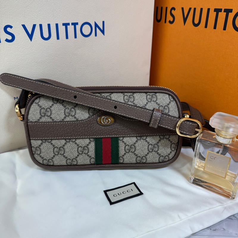 💞💞 Gucci #相機包 #經典老花斜背包-3