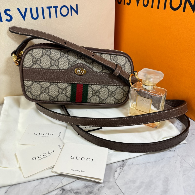 💞💞 Gucci #相機包 #經典老花斜背包-5