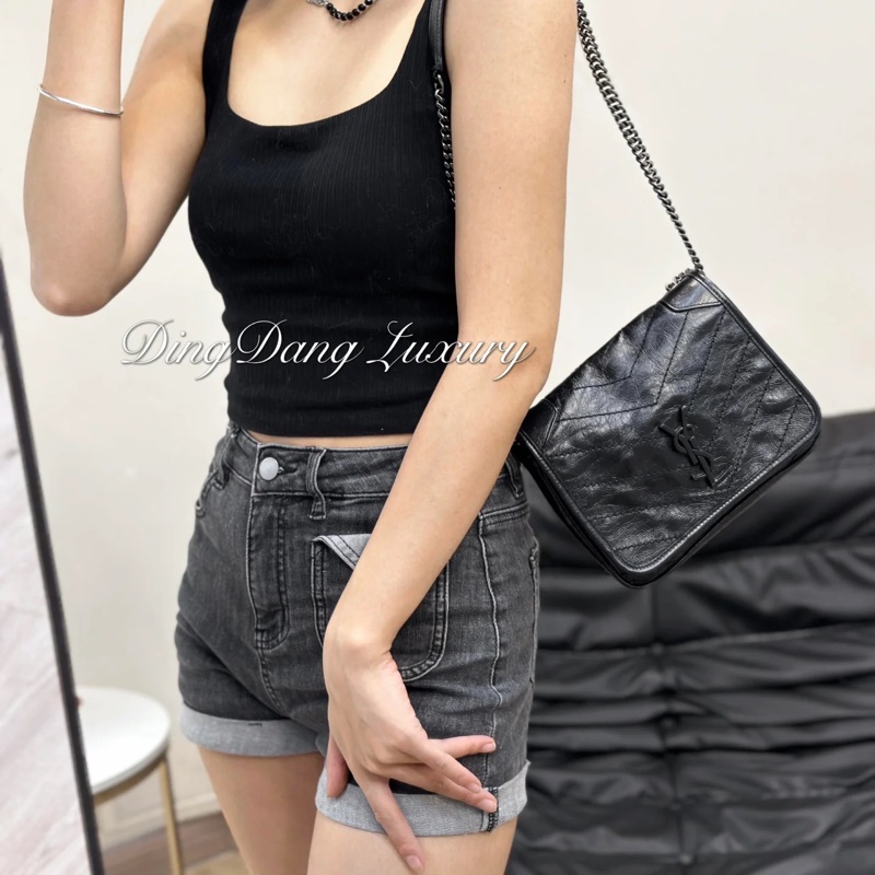 💖💖YSL  #鈄背包 #新款D扣鍊條包 #Niki mini-1
